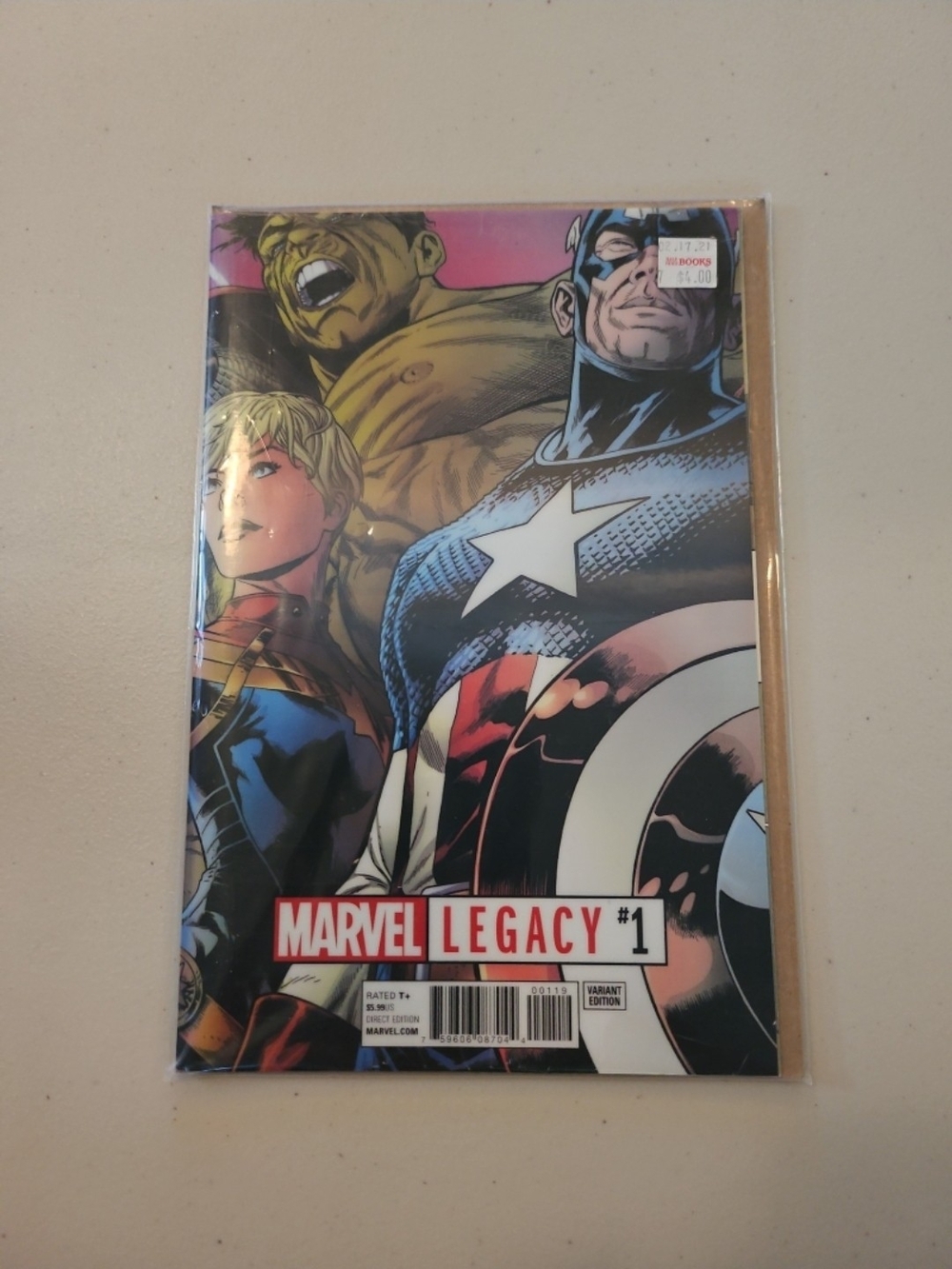 Marvel Legacy #1 Holographic Comic Book Designed by Joe Quesada